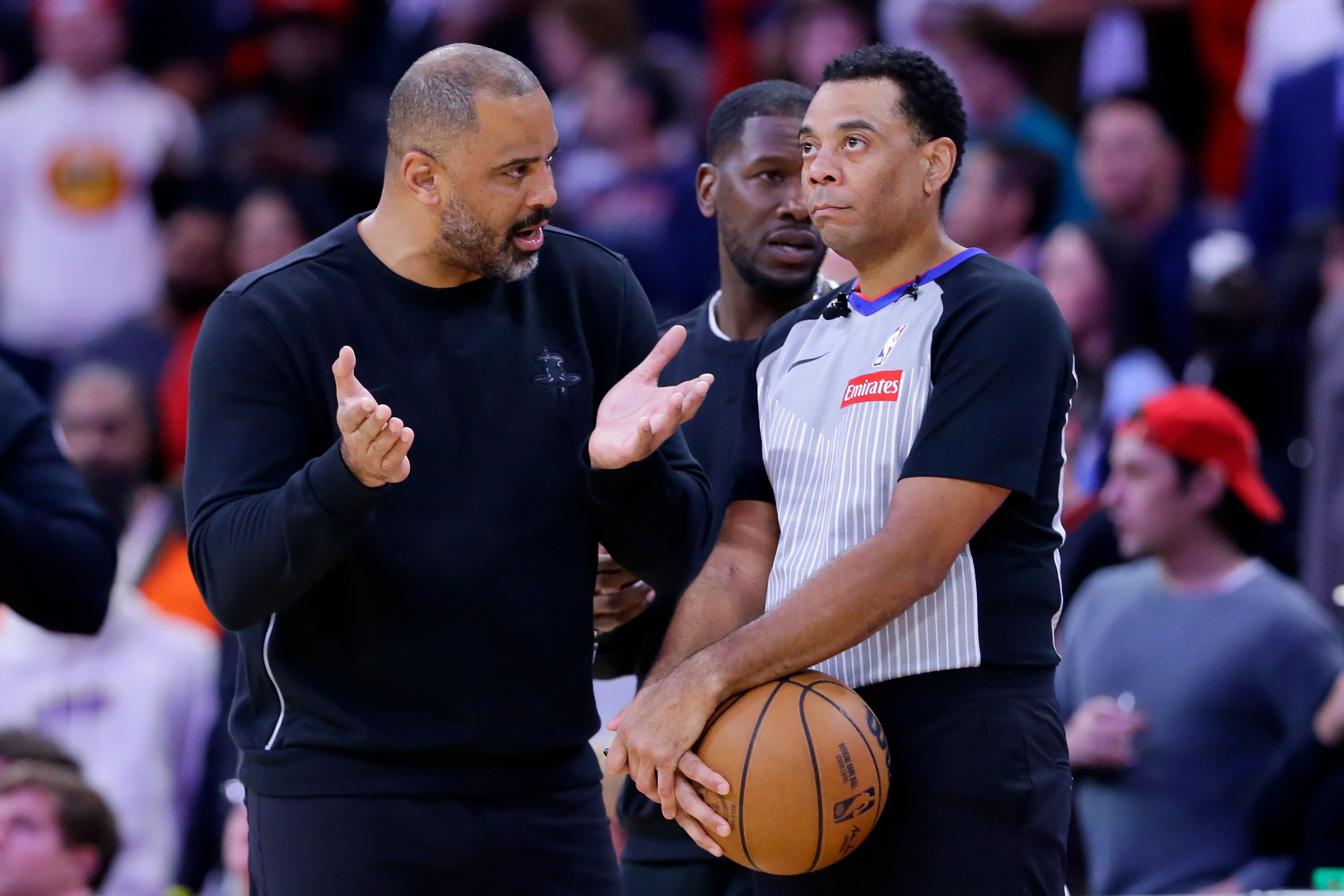 Rockets coach Ime Udoka fined for slamming refs after overtime loss to Denver