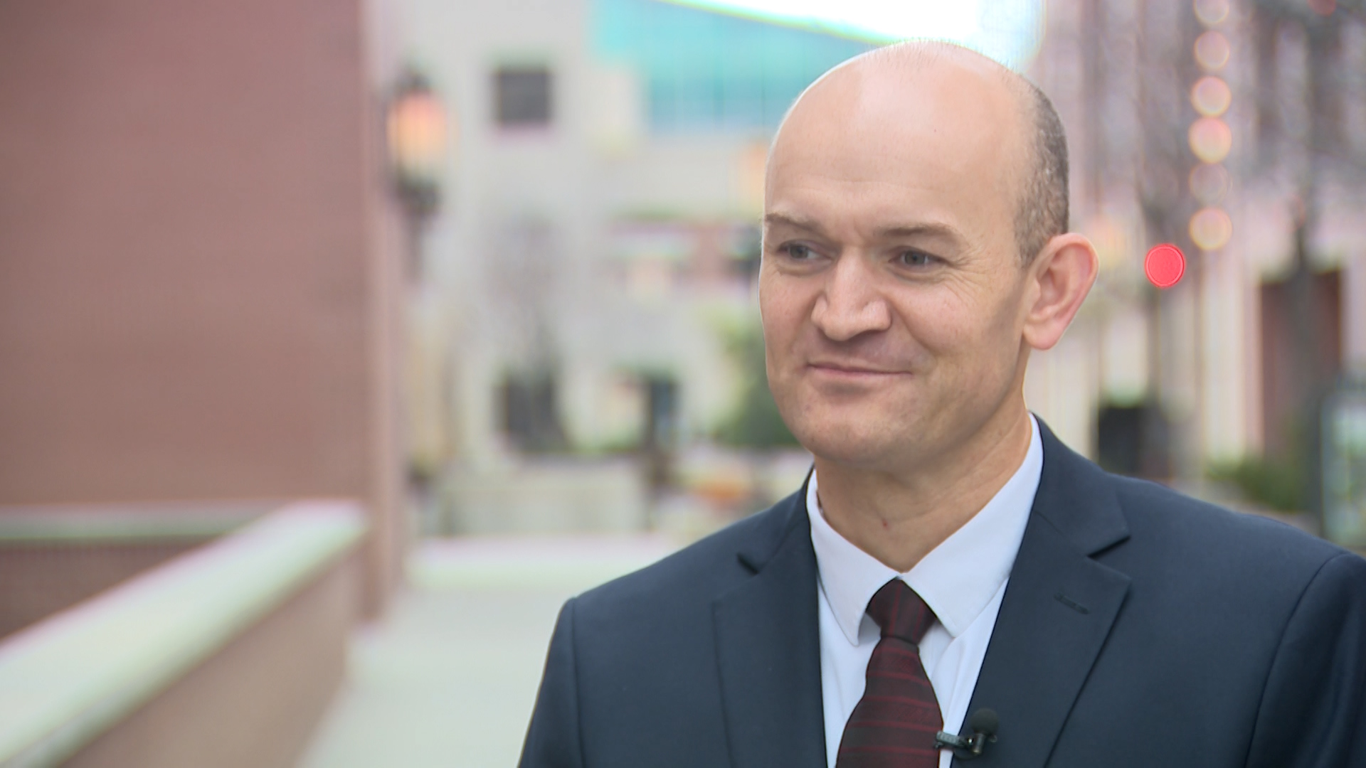 Josh Randall speaks with KSL on Wednesday. Randall is searching for answers after West Valley City provided only partial surveillance footage of an alleged assault to him.