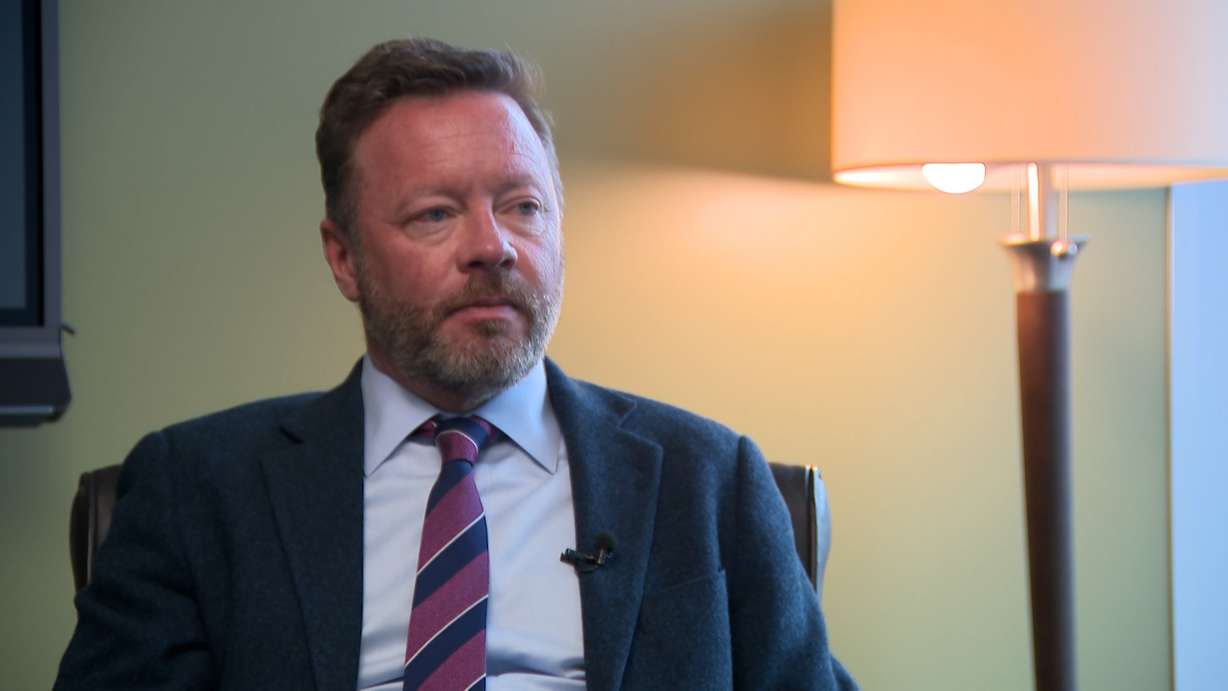 David Reymann, a First Amendment attorney in Salt Lake City, speaks with KSL on Wednesday. Reymann said this public records issue is relevant for all Utahns.