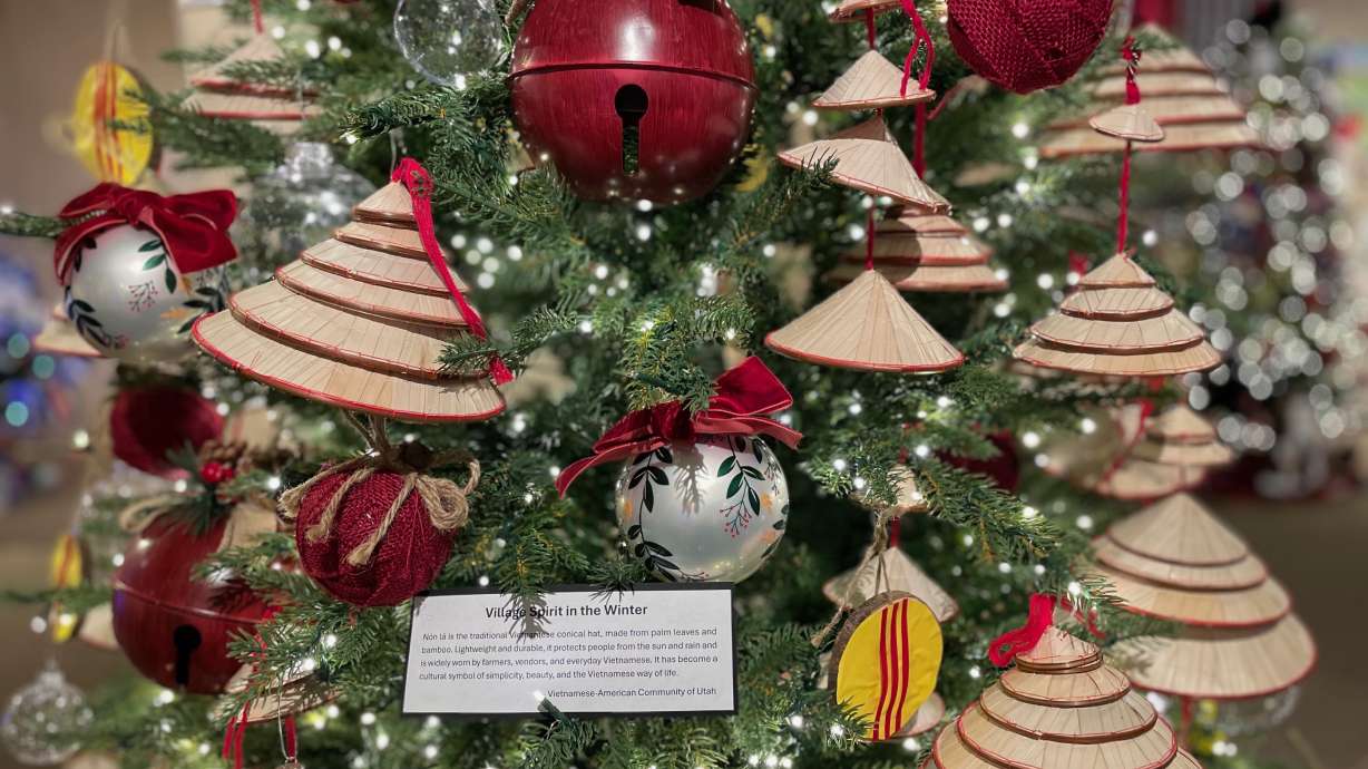 The Utah Cultural Celebration Center in West Valley City is hosting a holiday exhibit, "Trees of Diversity," to showcase the community's diverse cultures.