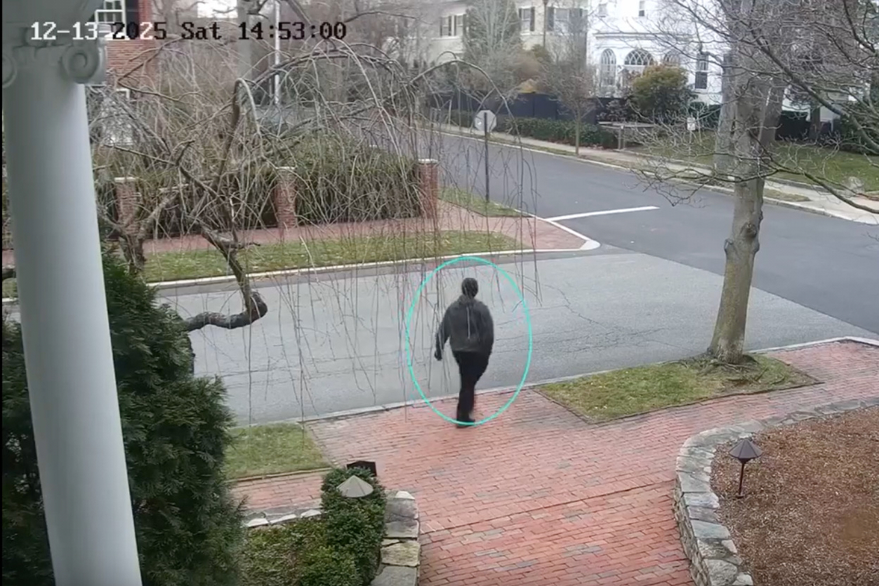 This image taken from video provided by the FBI shows a person of interest in the investigation of the shooting that occurred at Brown University, in Providence, R.I., Saturday. The person of interest, Claudio Neves Valente, was found dead in a storage unit in New Hampshire on Thursday.
