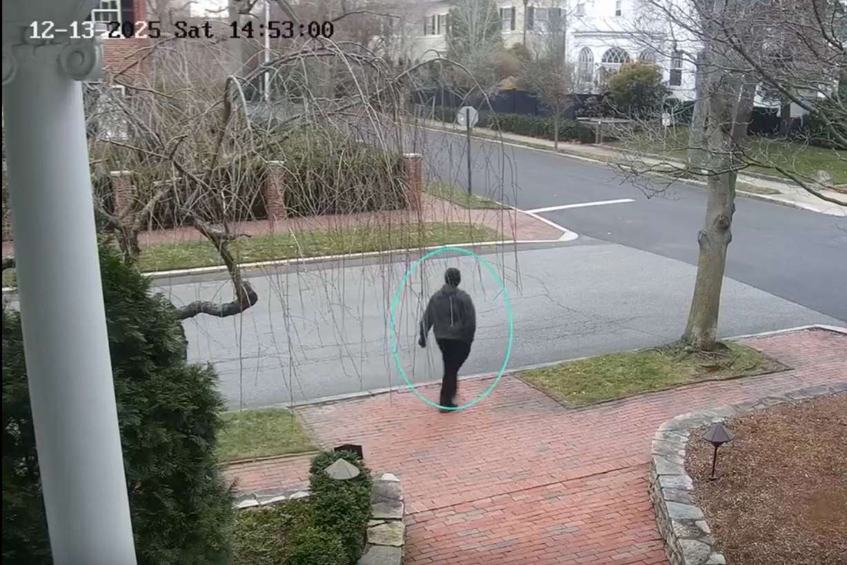 This image taken from video provided by the FBI shows a person of interest in the investigation of the shooting that occurred at Brown University, in Providence, R.I., Saturday. The person of interest, Claudio Neves Valente, was found dead in a storage unit in New Hampshire on Thursday.