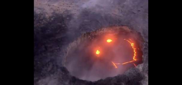 Have You Seen This? A smiling Hawaiian ... volcano?