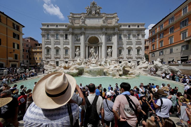 Rome to charge tourists to get close to the famed Trevi Fountain
