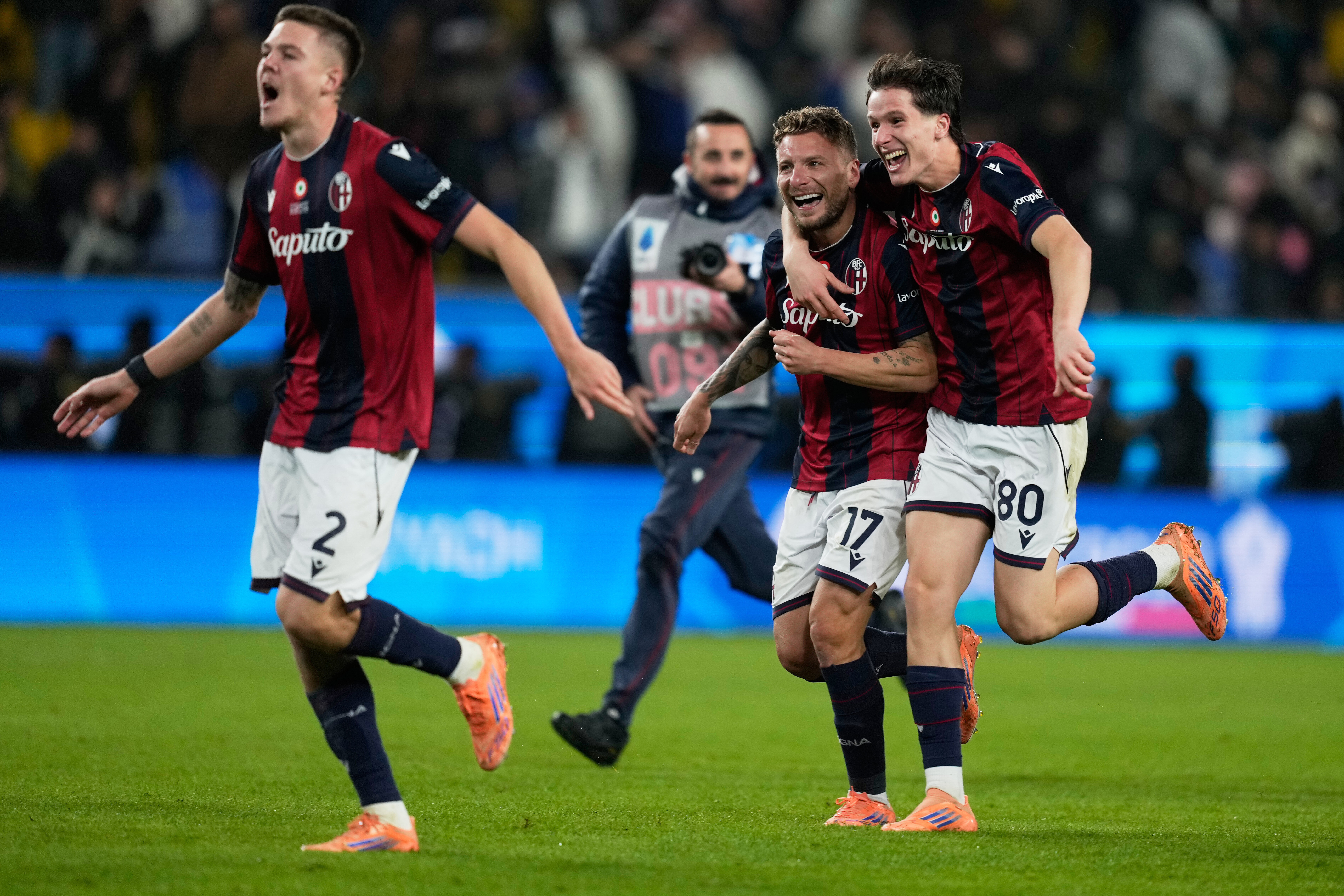 Bologna beats Inter Milan on penalties to qualify for Italian Super Cup final