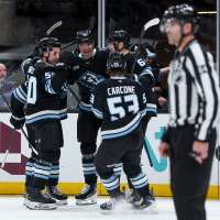 Utah's Daniil But notches first career goal, but shorthanded Devils outlast Mammoth 2-1