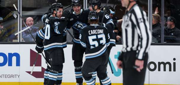 Utah's Daniil But notches first career goal, but shorthanded Devils outlast Mammoth 2-1