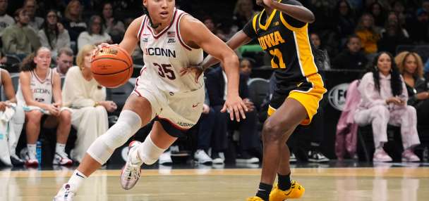 Fudd and Strong power No. 1 UConn past No. 11 Iowa in Women's Champions Classic