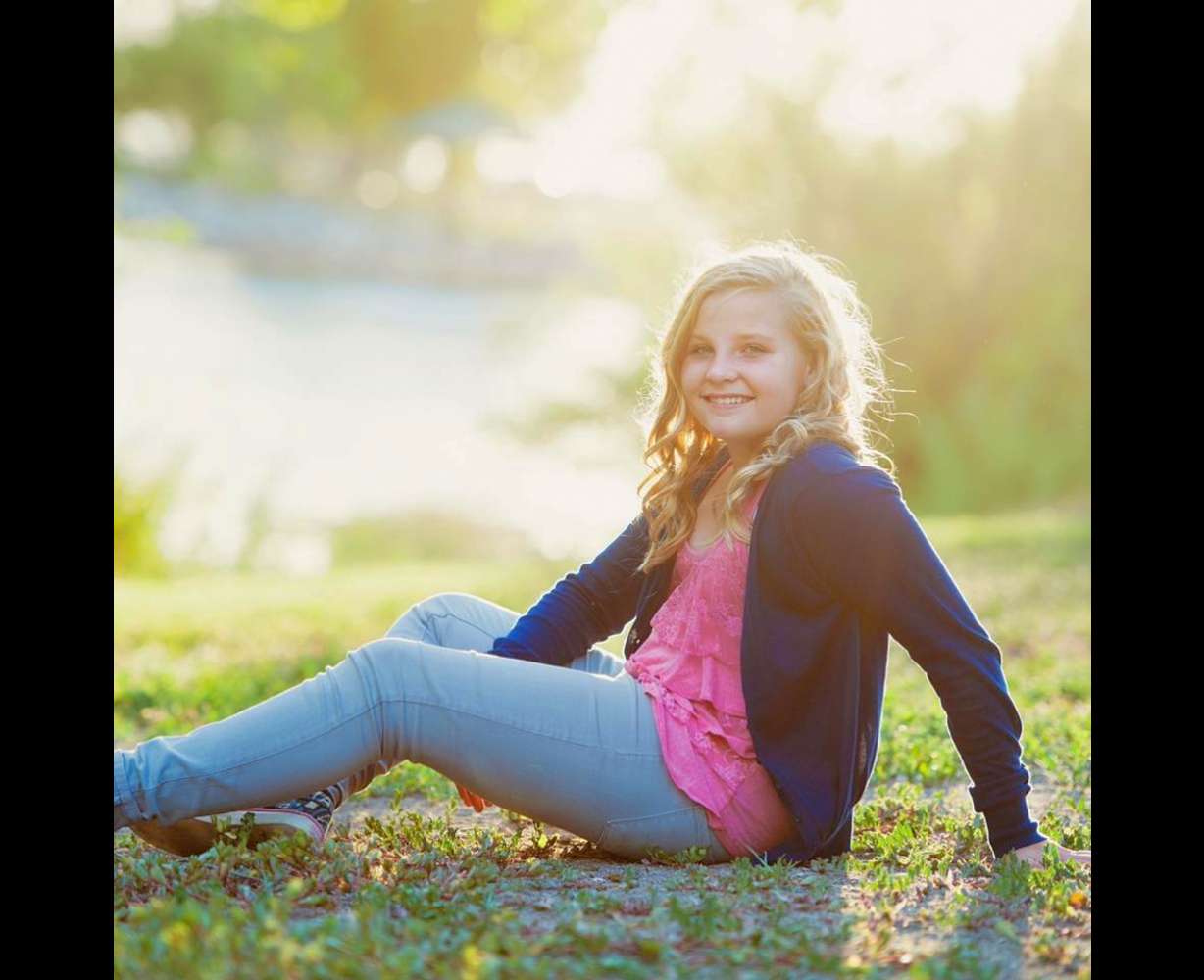 Baylee Hoaldridge, who tragically died from her burn injuries in 2015. Mountain Ridge High School students donated towards her foundation on Friday as part of the Season of Scarlet fundraiser.