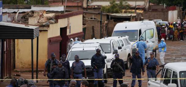 Multiple gunmen open fire at a South African pub, killing 9 and wounding 10