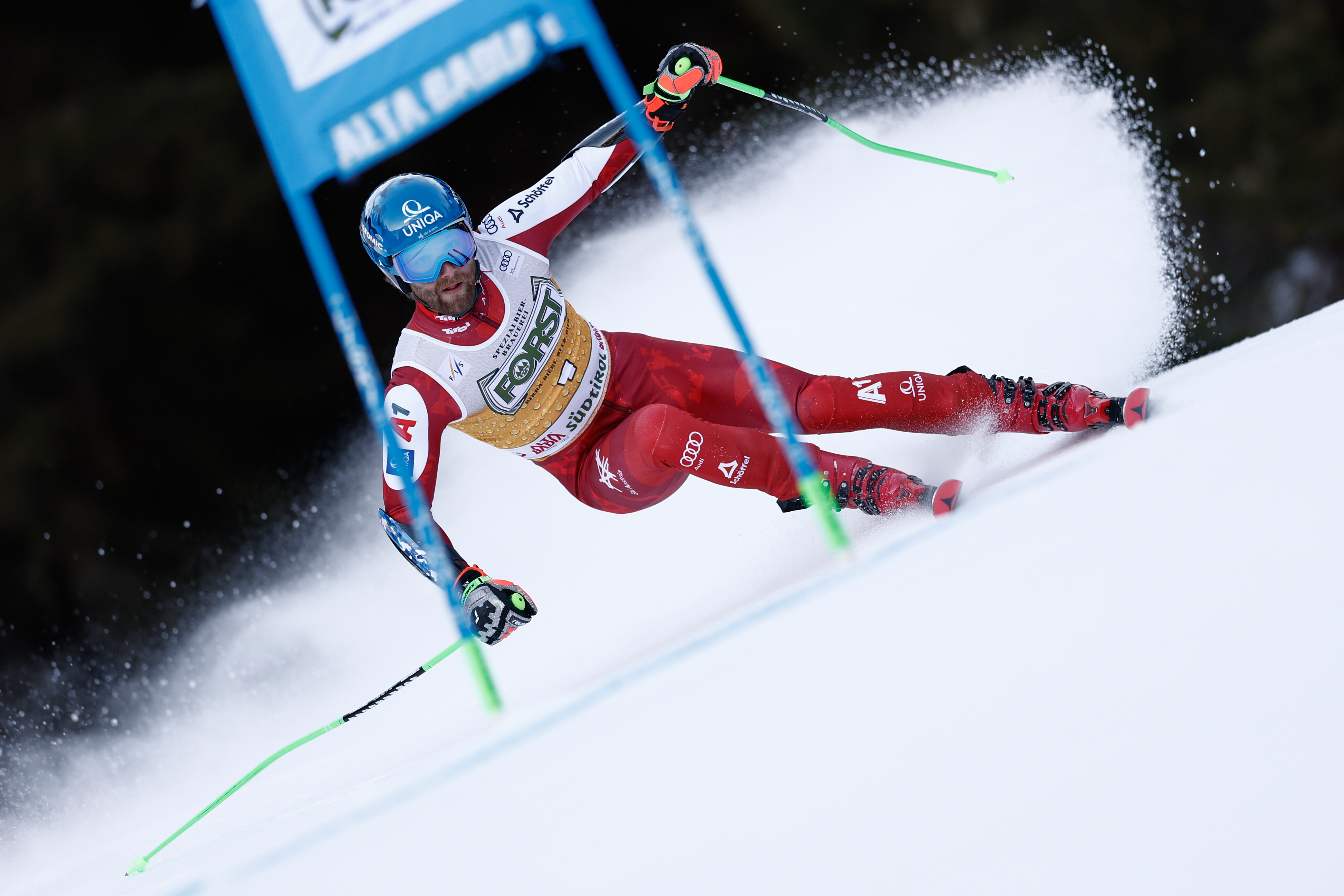 Schwarz leads first run in World Cup giant slalom with Odermatt outside top 10