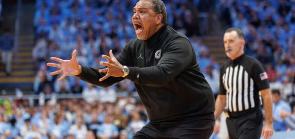 Georgetown coach Ed Cooley's water bottle throw earns him a one-game suspension
