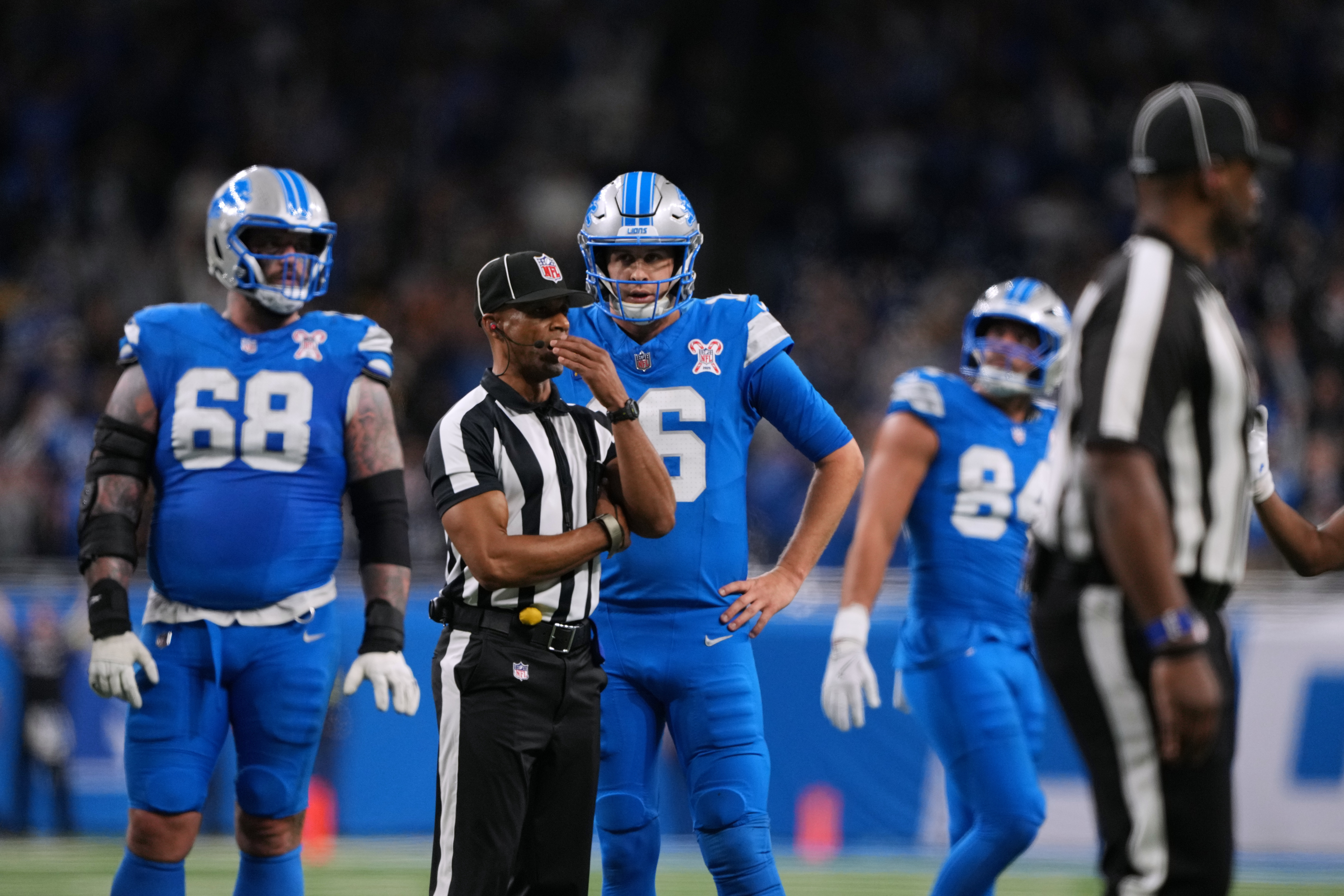Goff and Campbell refuse to blame officials after Lions' rally is negated by late flags