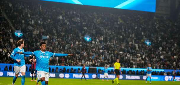 Neres doubles gives Napoli the Italian Super Cup with victory over Bologna