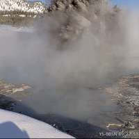 Have You Seen This? Black Diamond Pool at Yellowstone erupts — muddily