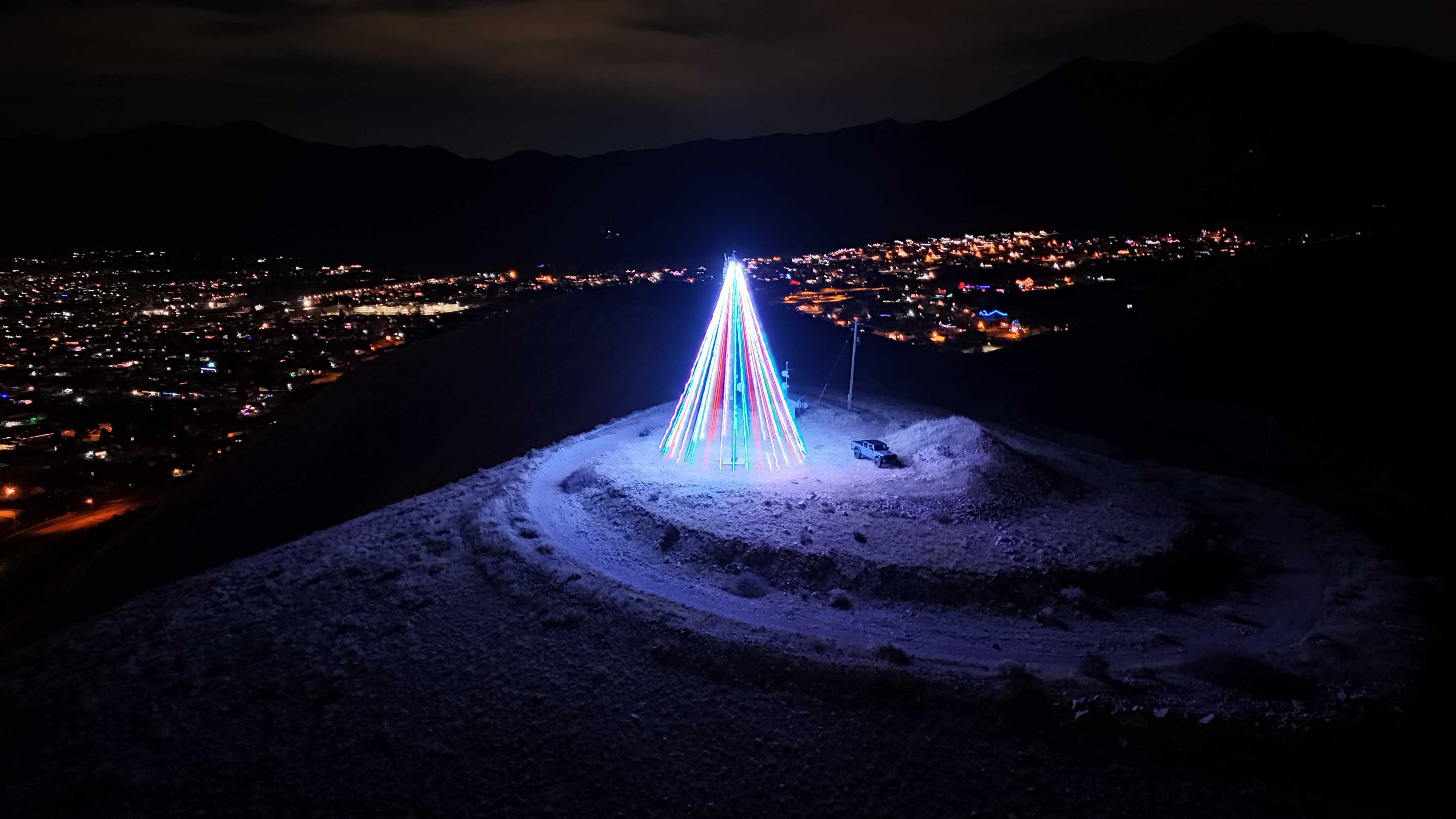 Tooele's Little Mountain Christmas tree stands as a beacon of community spirit   