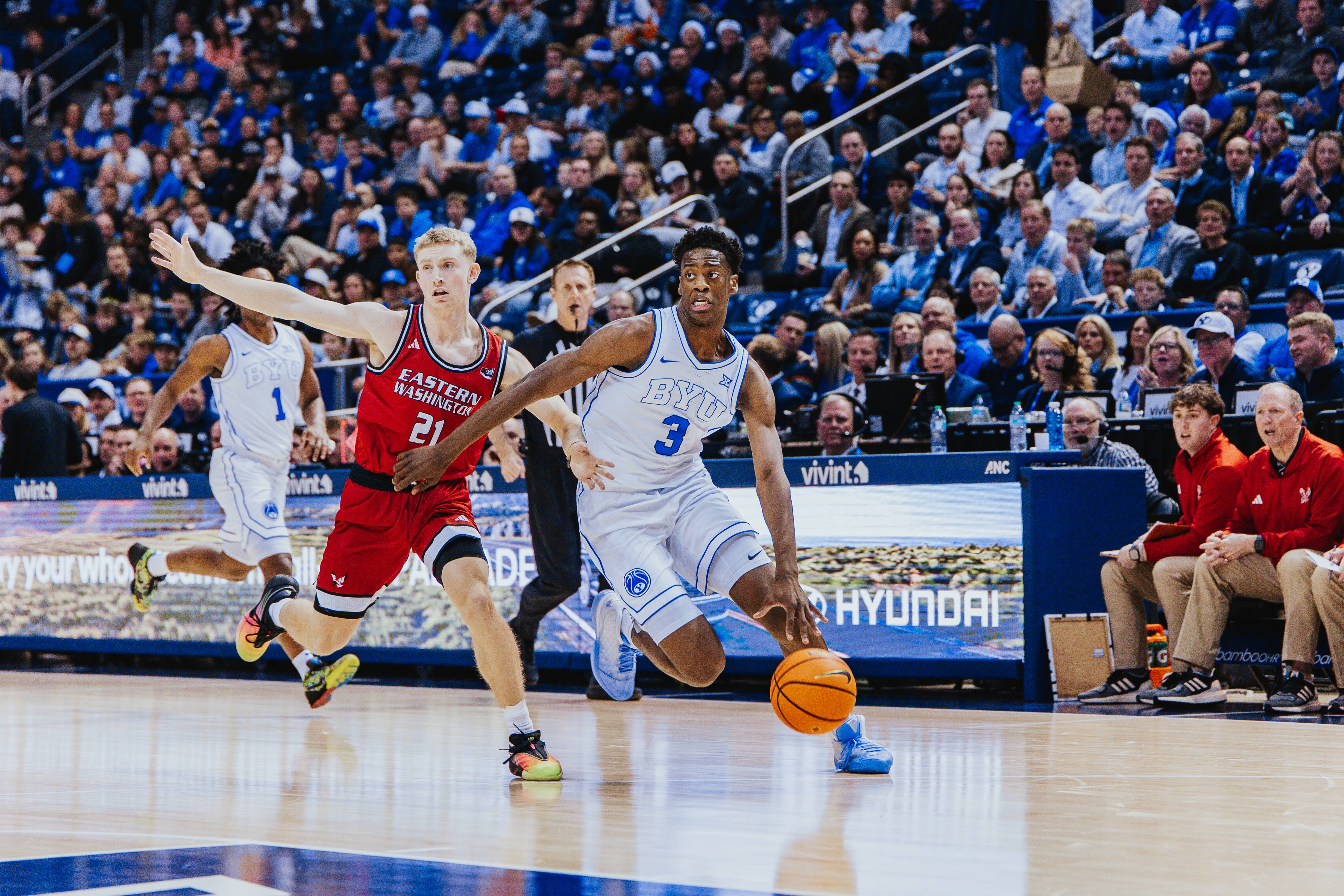 Deck the Halls: Dybantsa's triple double secures No. 10 BYU's win in nonconference finale