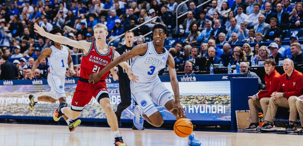 Deck the Halls: Dybantsa's triple double secures No. 10 BYU's win in nonconference finale