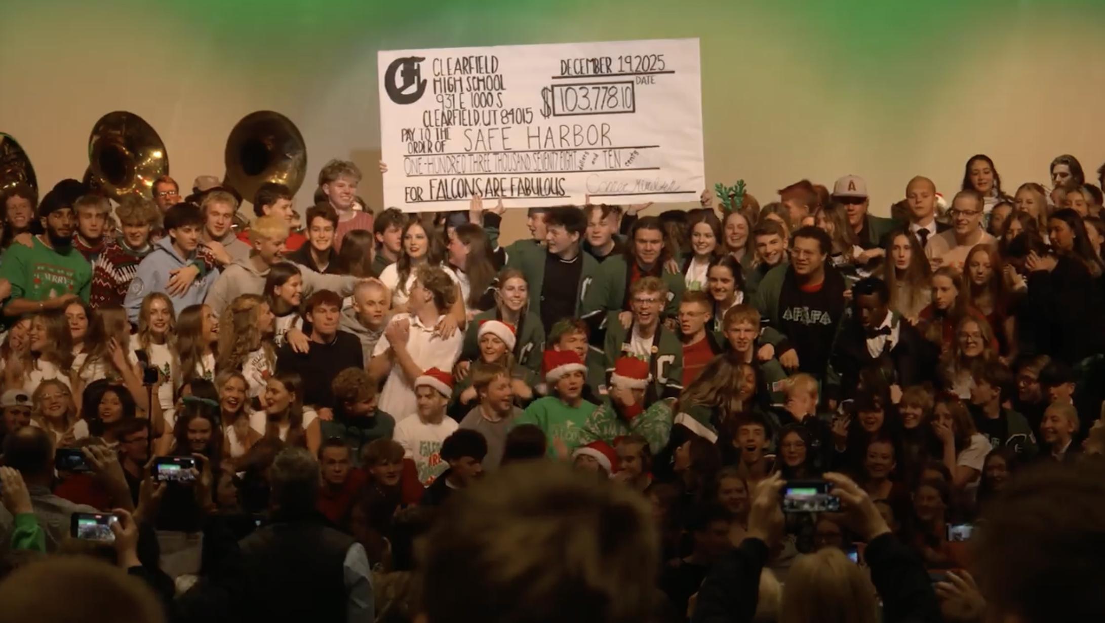 Clearfield High students raise over $100K for domestic violence services in Davis County