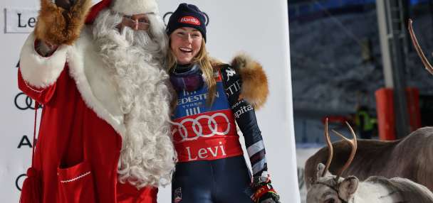 Mikaela Shiffrin is perfect in slalom. She's got big post-Christmas plans with Olympics approaching