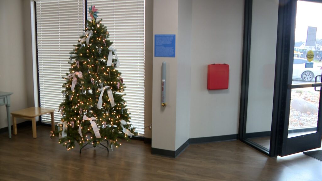 The spot in the Orem Community Hospital lobby where Karina Largo decided her best bet was to lie on the floor to give birth to her baby.