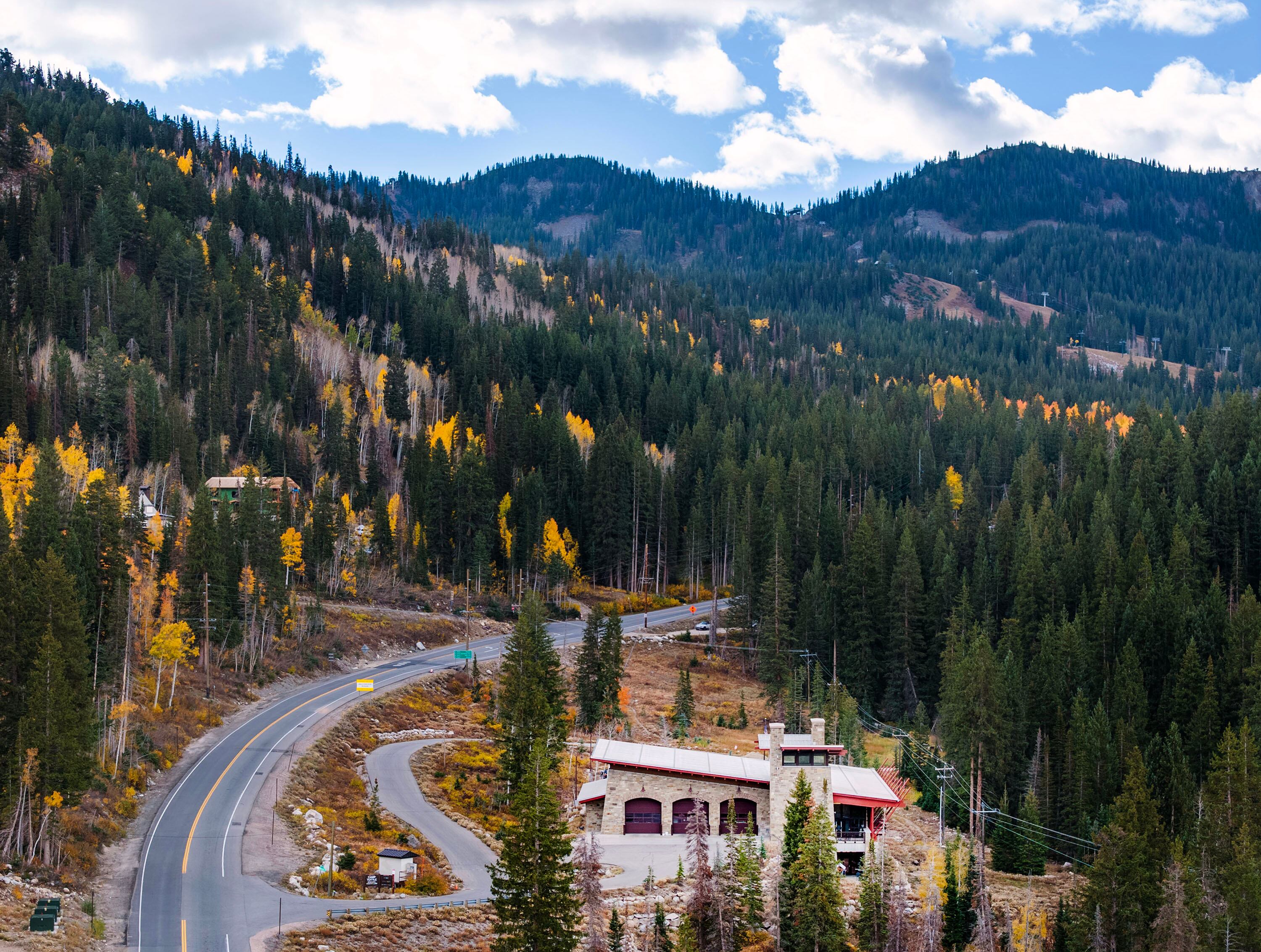 Unified Fire Authority Station 108 is pictured in Big Cottonwood Canyon on Oct. 3. Big and Little Cottonwood and Millcreek canyons in Salt Lake County span roughly 80,000 acres.