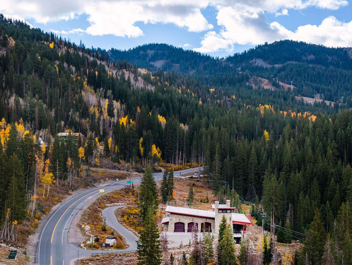Unified Fire Authority Station 108 is pictured in Big Cottonwood Canyon on Oct. 3. Big and Little Cottonwood and Millcreek canyons in Salt Lake County span roughly 80,000 acres.