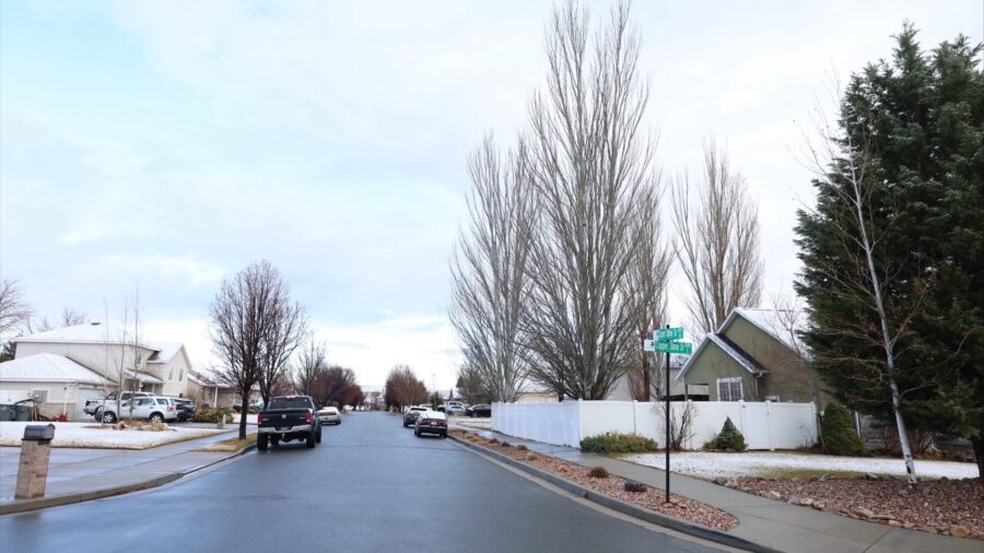 One person was arrested, and police are searching for a second person after a man was killed in an overnight shooting in South Jordan.