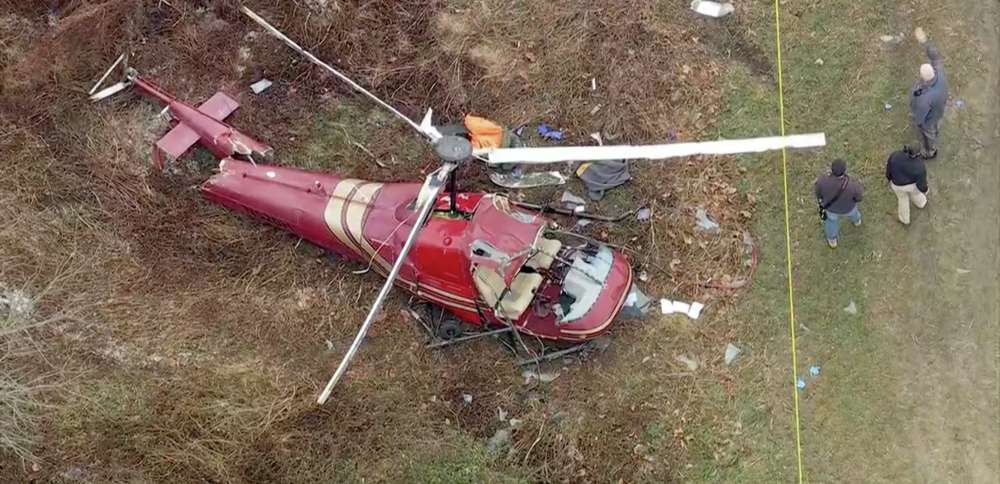 Midair helicopter crash in New Jersey leaves 1 dead and another critically injured