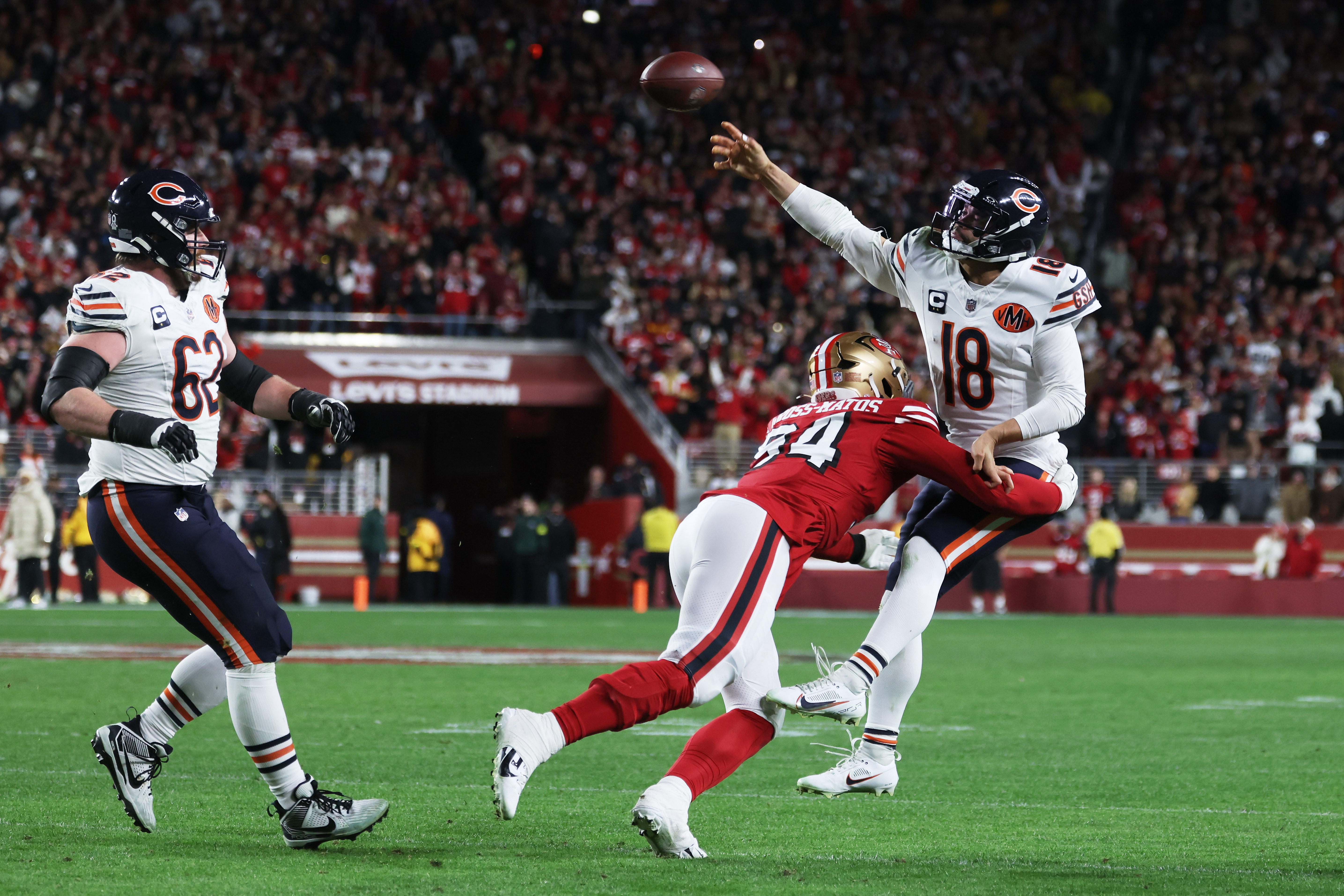 Bears' heartbreaking loss to 49ers costs them chance at top seed in NFC playoffs
