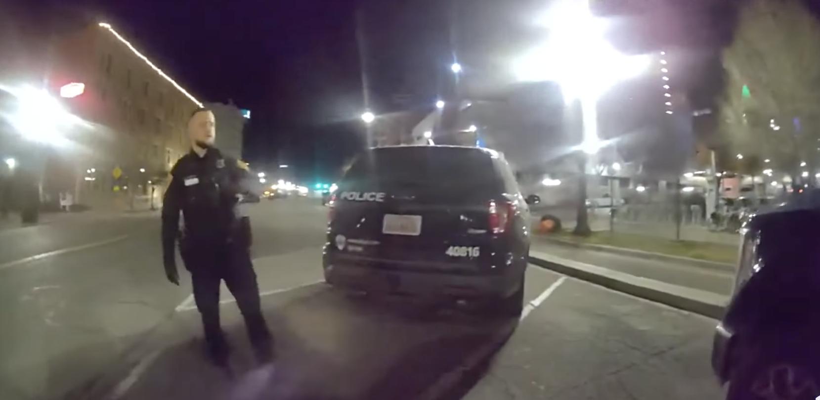 Salt Lake police released body-camera video Monday from a shooting in downtown Salt Lake City on Dec. 13. The shots prompted one police officer to fire back.