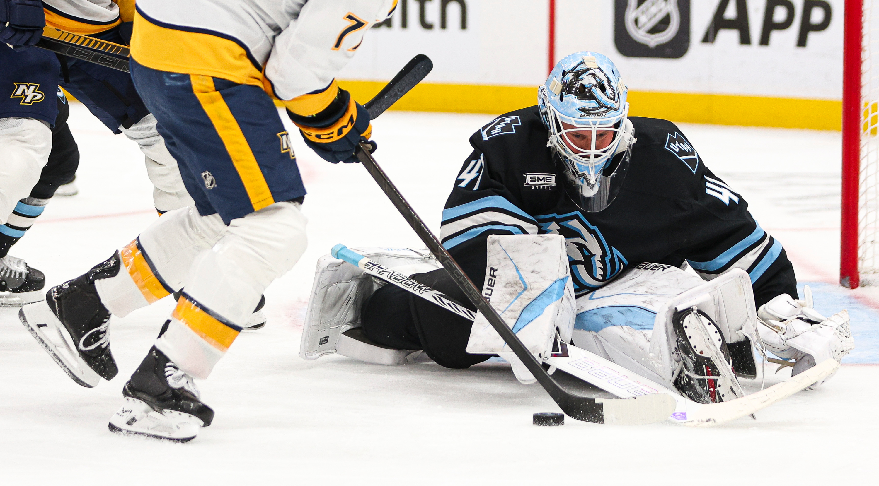 Utah's Vanecek makes 33 saves in OT loss as Columbus' Voronkov scores game-winner