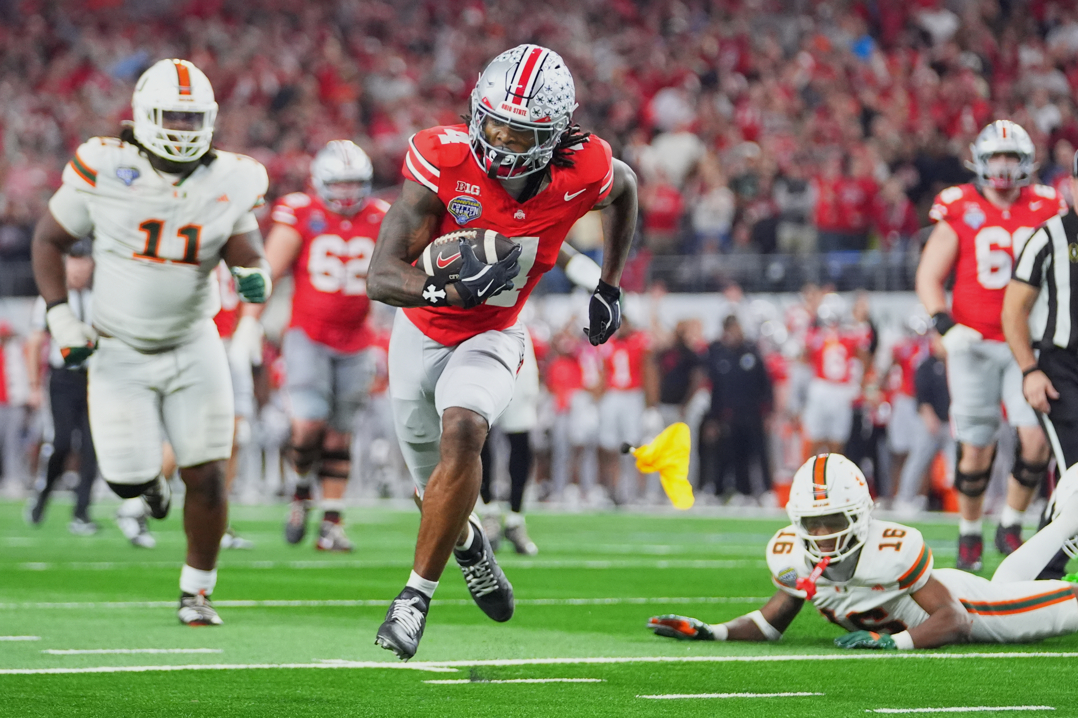 Another bye bites the dust as defending champ Ohio State falls to Miami in CFP quarterfinals