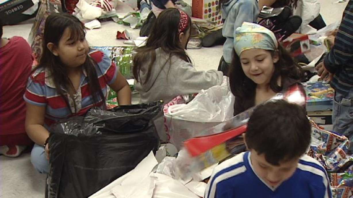 Christmas comes early at one Salt Lake City school