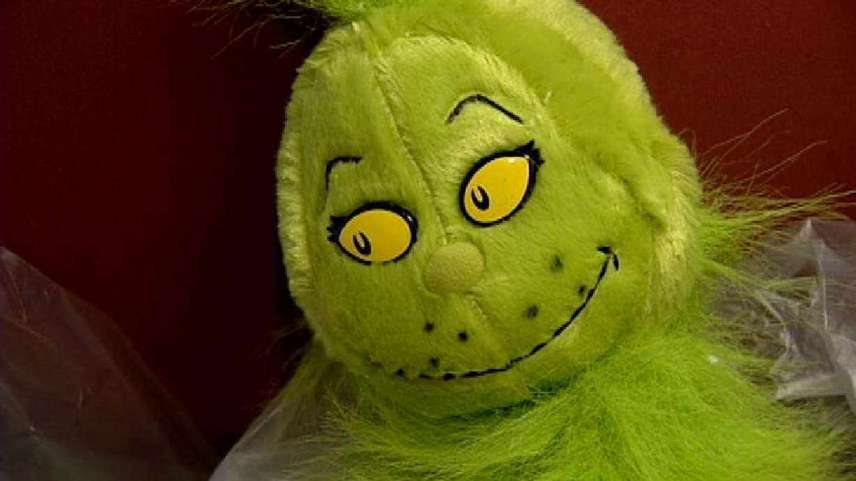 Grinch steals toys headed for Shriners Hospital