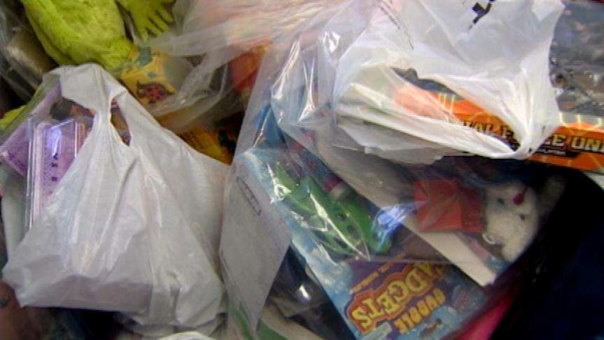Grinch steals toys headed for Shriners Hospital