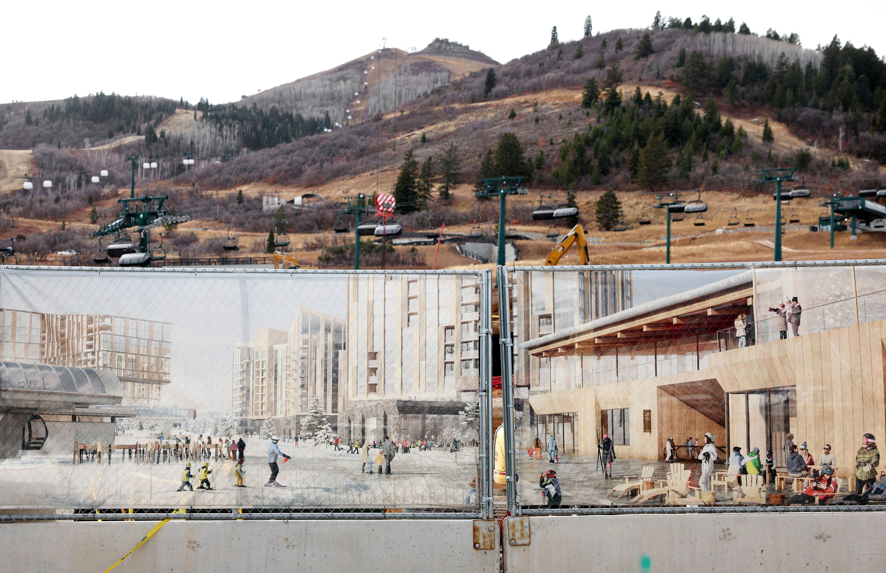 Construction progresses at Deer Valley Resort in Park City on Nov. 5. Forbes highlighted the construction as part of its top travel destinations in 2026, which included Deer Valley.