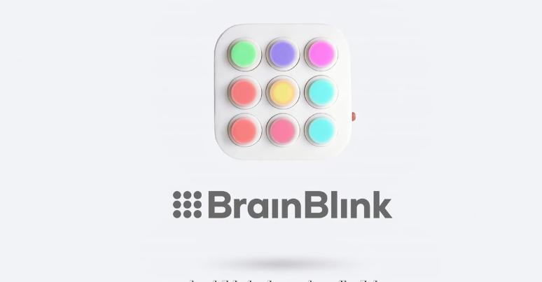 BrainBlink is a handheld memory and skill console that works in short, intense sessions that train attention.