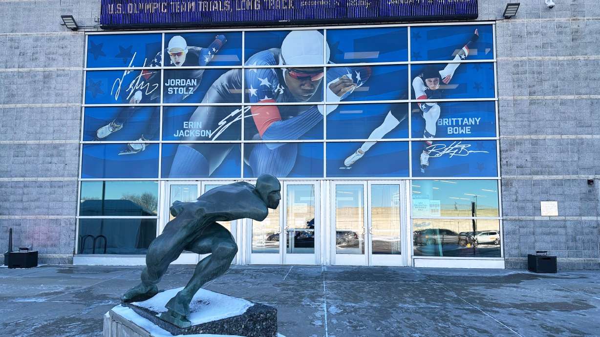 The Pettit National Ice Center is seen in Milwaukee on Friday, Jan. 2, 2026, the first day of the U.S. Olympic trials for long track speedskating.