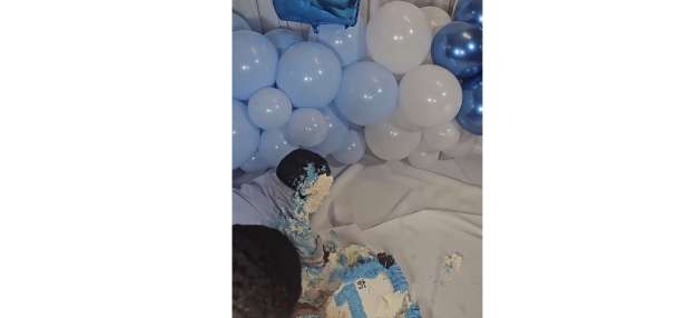 Have You Seen This? Youngster takes his 'smash cake' to the next level