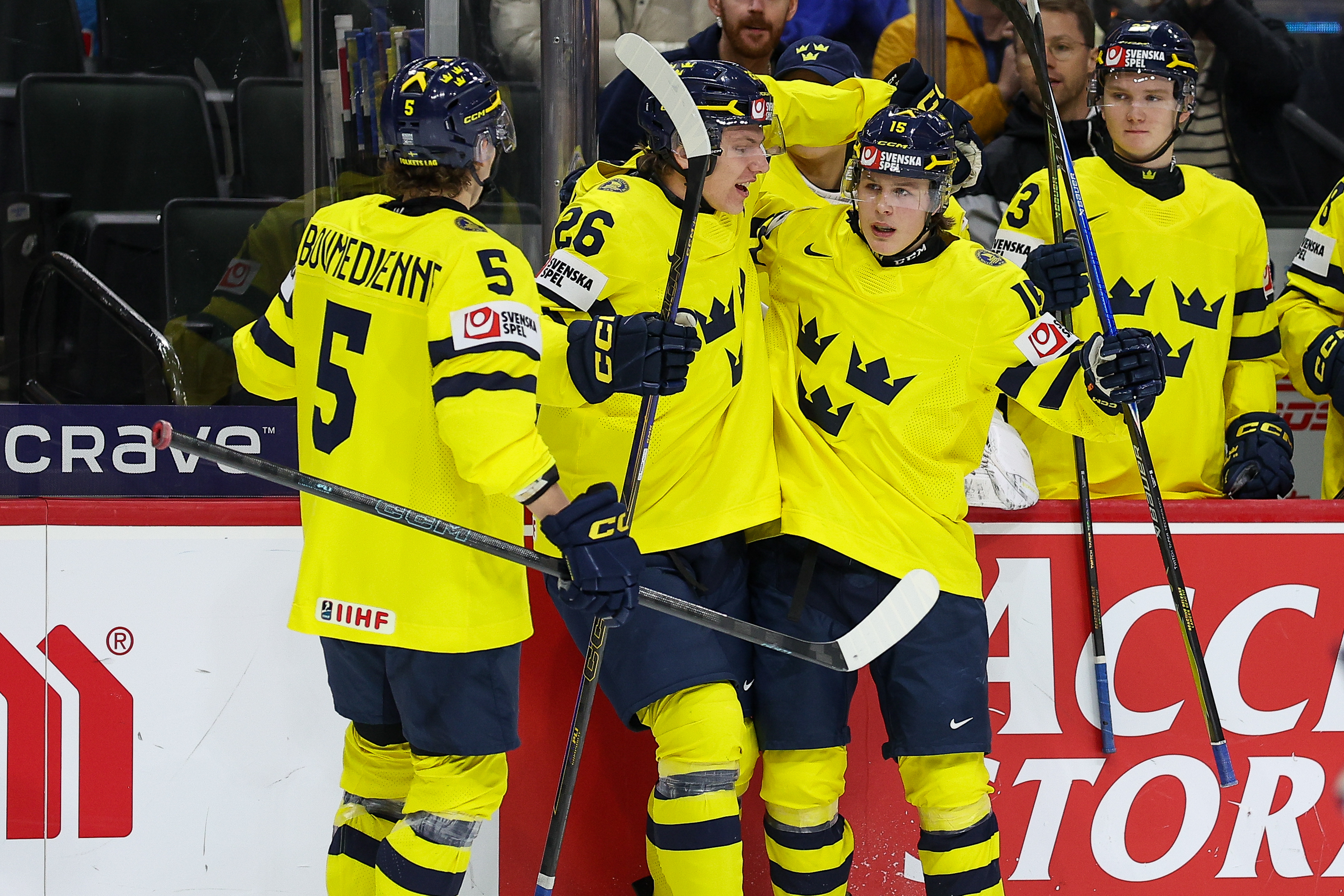 Czechia beats Canada 6-4 in world junior hockey to set up all-European final with Sweden