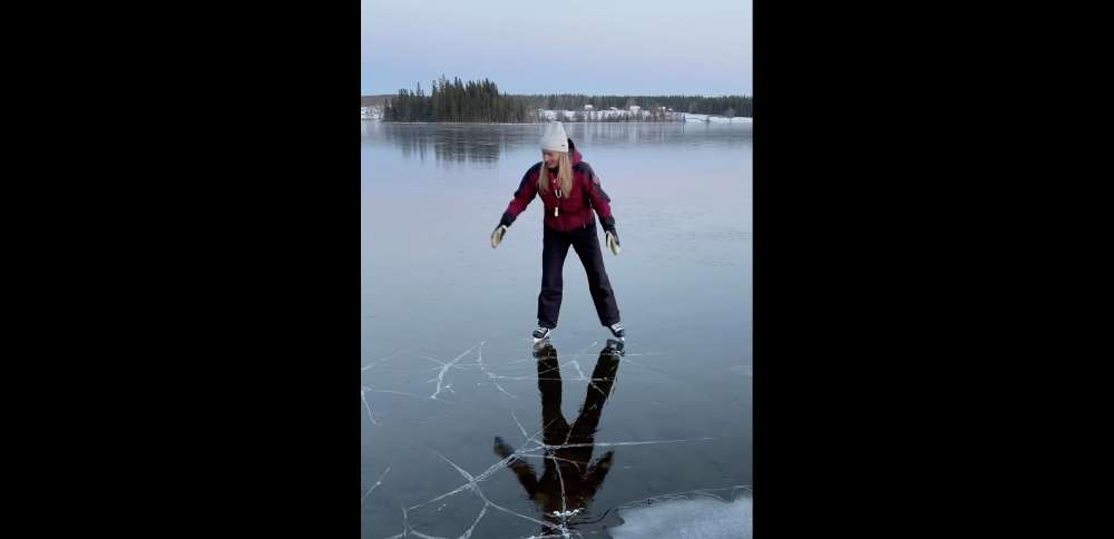 Have You Seen This? Ice skater becomes an icebreaker