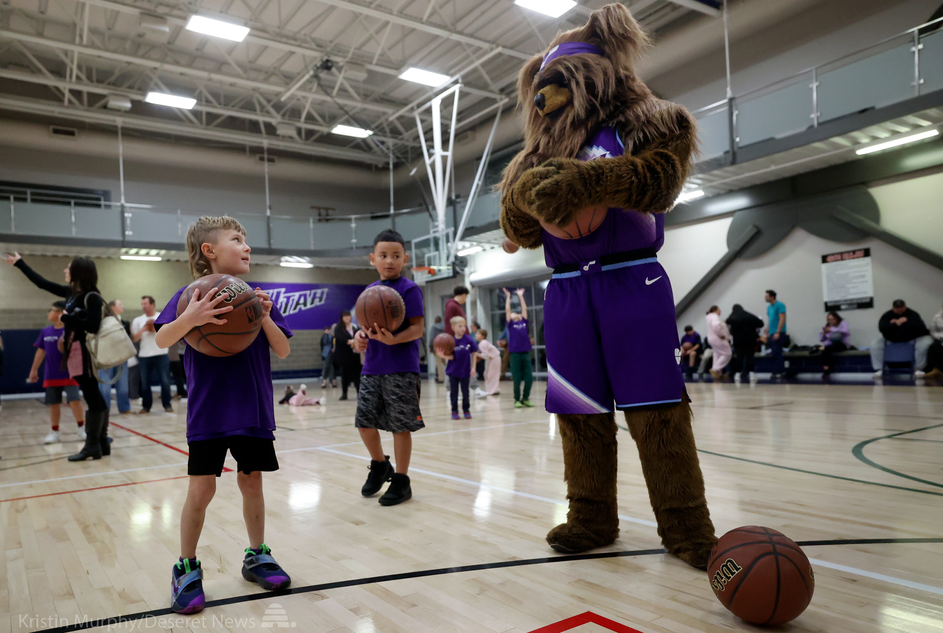 New Jazz-themed court unveiled at Salt Lake City rec center — and there's more to come