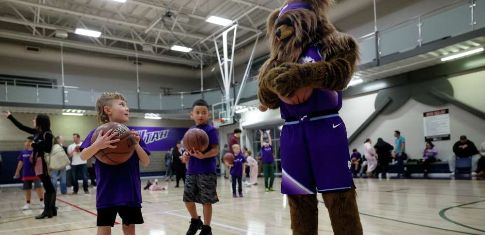 New Jazz-themed court unveiled at Salt Lake City rec center — and there's more to come