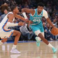 NBA-leading Thunder humbled in 124-97 home loss to struggling Hornets