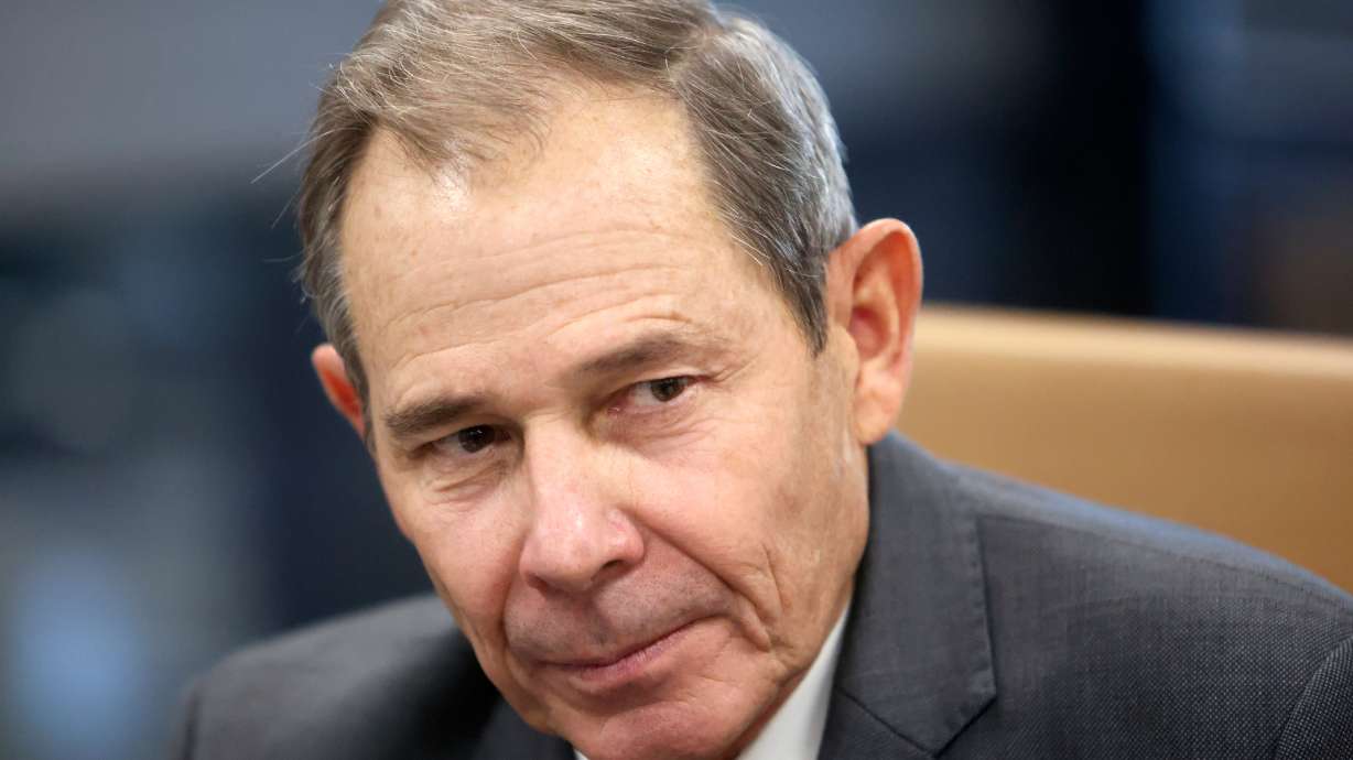 Rep. John Curtis at the KSL office in Salt Lake City on Nov. 6, 2024. Curtis called Monday for a "transparent, independent investigation" into the killing of a 37-year-old man in Minneapolis at the hands of federal immigration agents.