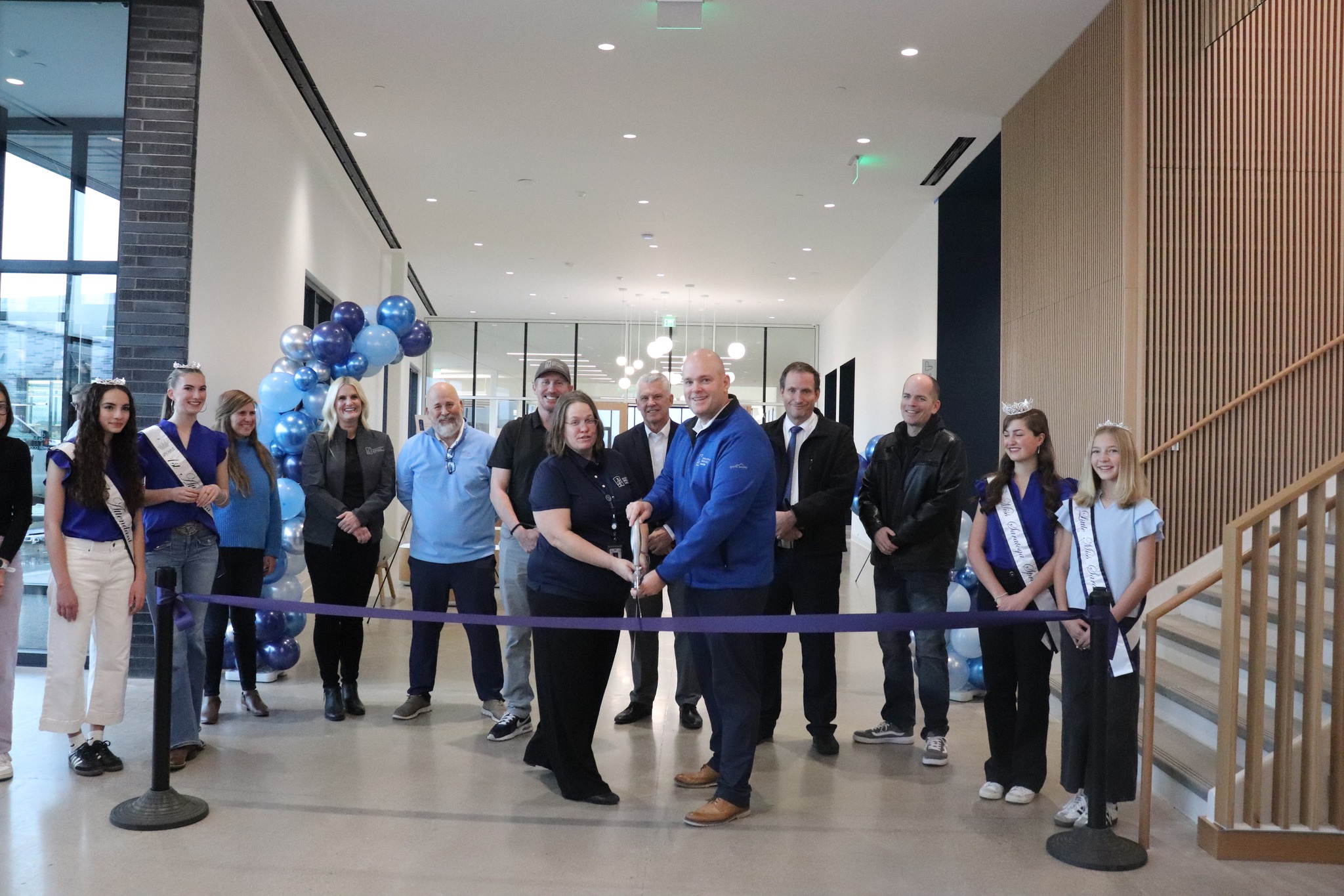 A grand opening celebration was held on Monday for the new $41 million Saratoga Springs City Hall and Library.