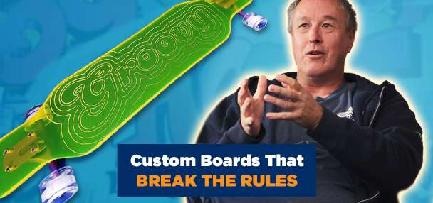 Innovative Utah brand crafts durable, transparent skateboards