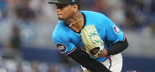 Cubs agree to acquire right-hander Edward Cabrera in a trade with the Marlins, AP source says