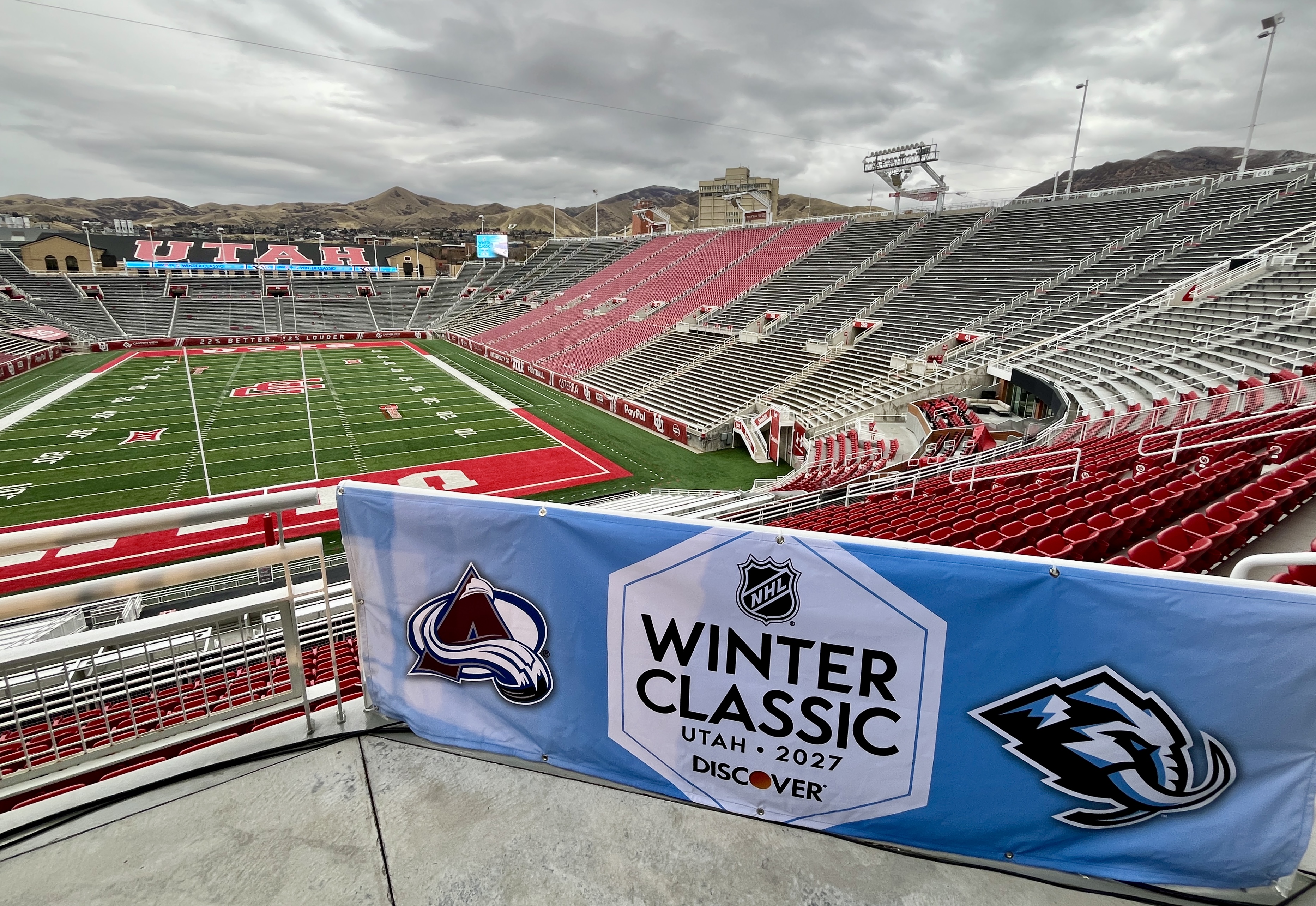 Utah Mammoth to host outdoor game at Rice-Eccles Stadium